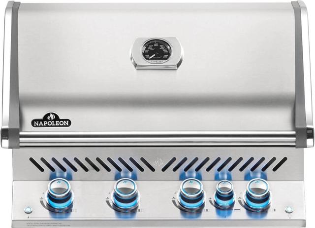 Built-in Prestige PRO™ 665 Propane Gas Grill Head with Infrared Rear Burner, Stainless Steel