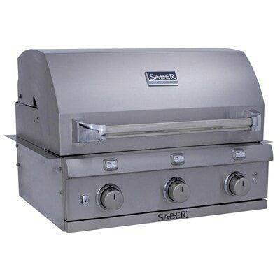 Stainless 500 NG 3-Burner Built-in Grill