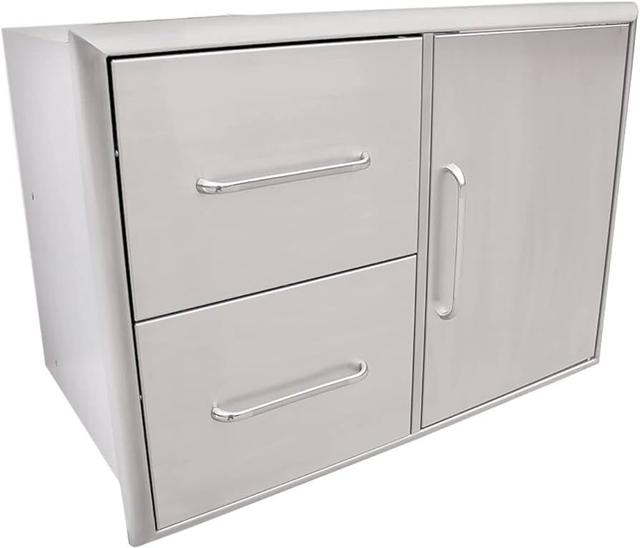 Double Drawer and Door Combo