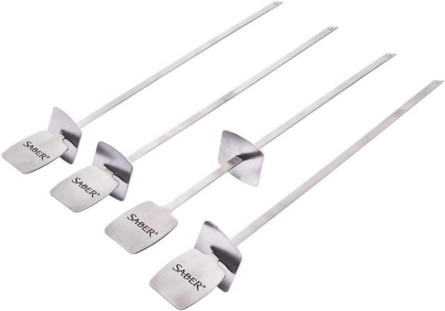 Stainless Skewer w/Sliders Set