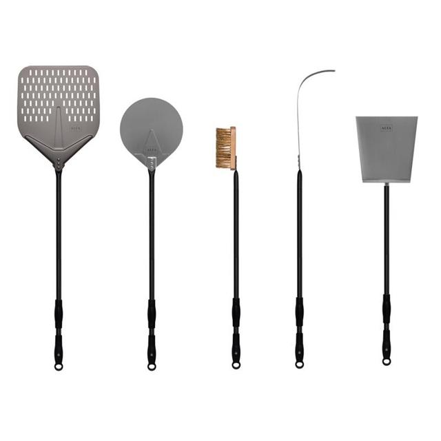 36" 5PC PEEL SET (med peel, turner, brush, rake & shovel)