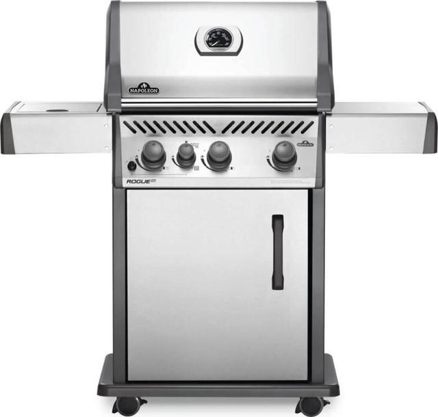 Rogue® XT 425 Natural Gas Grill with Infrared Side Burner, Stainless Steel