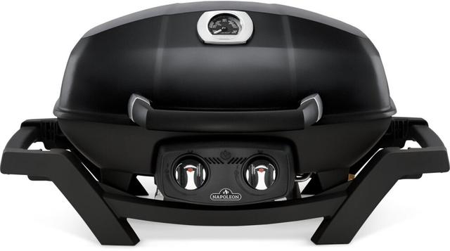 TravelQTM PRO285 Portable Propane Gas Grill, Black