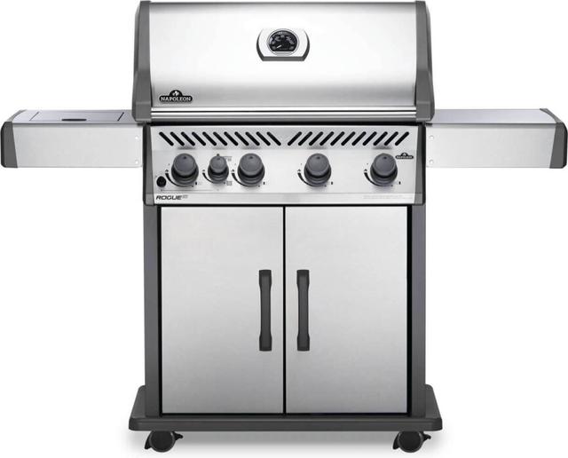 Rogue® XT 525 Natural Gas Grill with Infrared Side Burner, Stainless Steel