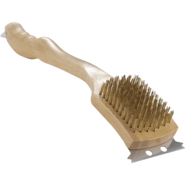 Grill Brush with Brass Bristles