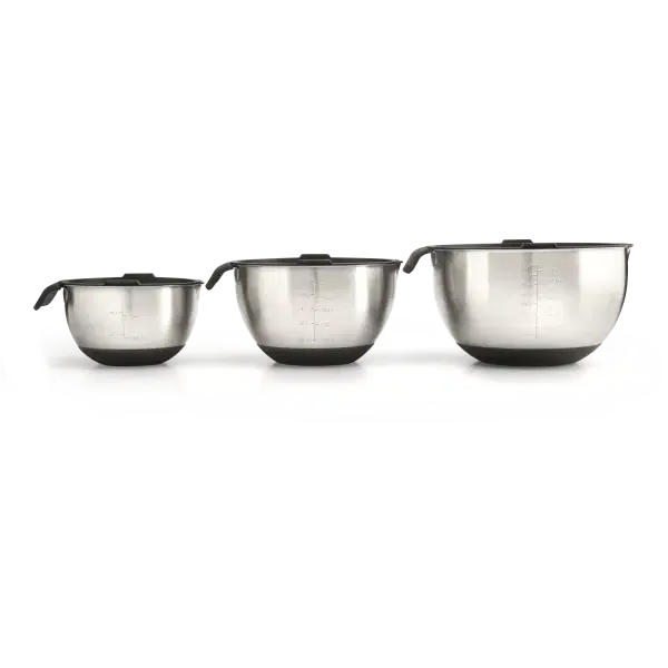 3 Piece Marinating Bowl Set