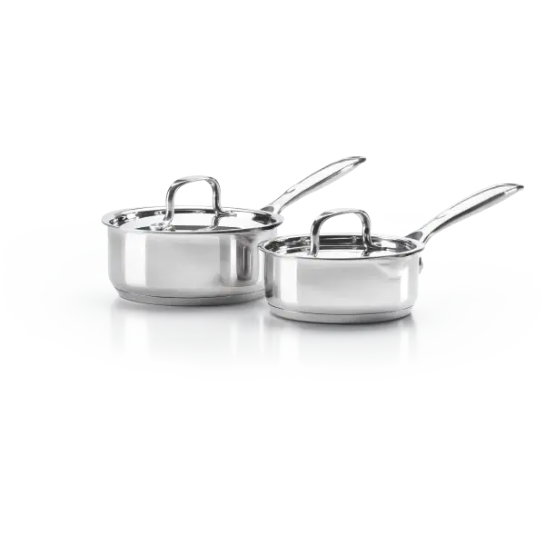 Stainless Steel 2-Piece Sauce Pan Set