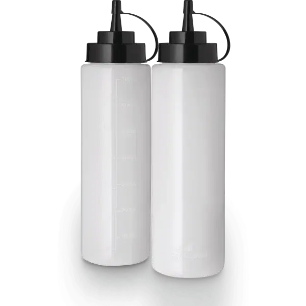 2 Piece 24oz Squeeze Bottles