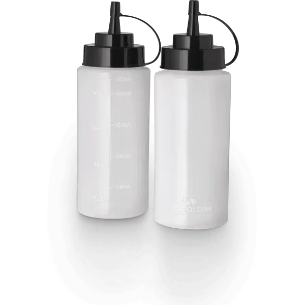 2 Piece 16oz Squeeze Bottles